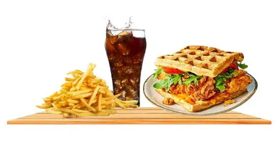 <div>3- Chicken Fried Waffel</div>